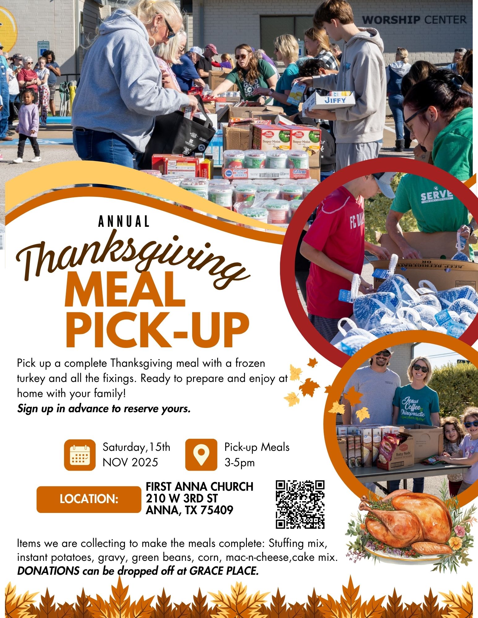 Grace Place Thanksgiving Giving 2025